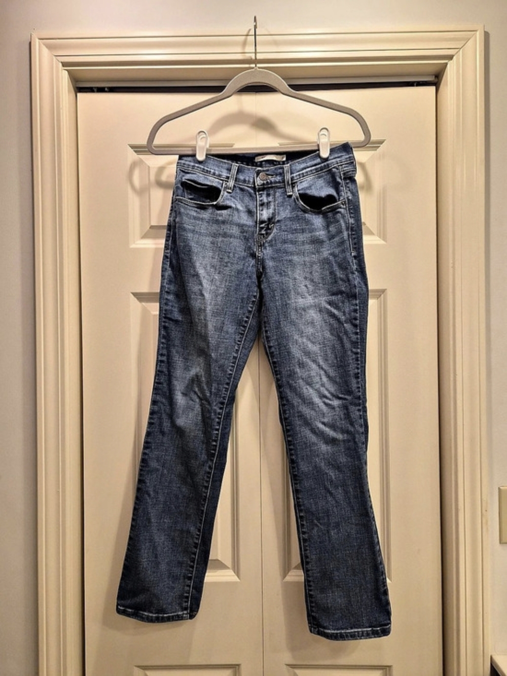 Boy's Levi's 505 Straight Leg Jeans Blue Waist 27